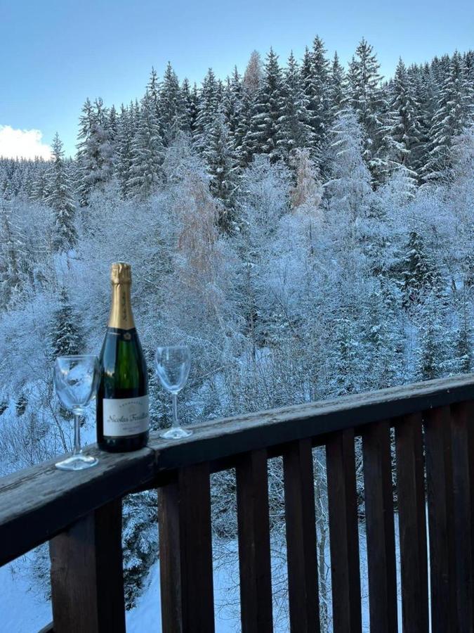 La Tania La Saboia Sleep 8 Private Sauna Lounge Dining 2 Bathrooms Kitchen 2 Balconies Ski In Out Exterior foto